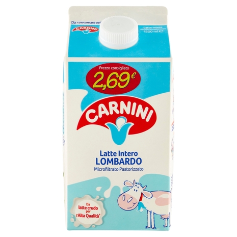 Latte Intero Lombardo Microfiltrato Pastorizzato, 1.5 l